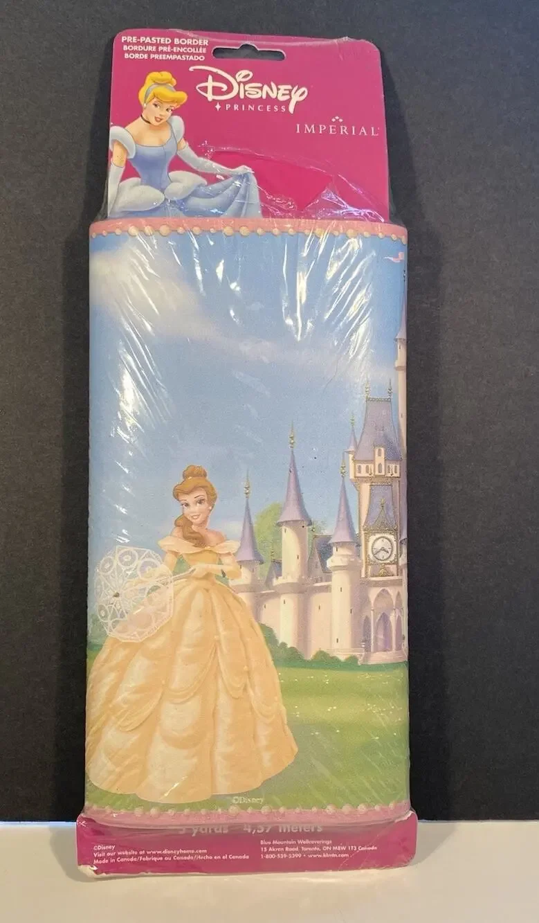 Disney Fantasy Princess Pre-Pasted Wallpaper Border | DF059191BFP | 5 Yds Pkg